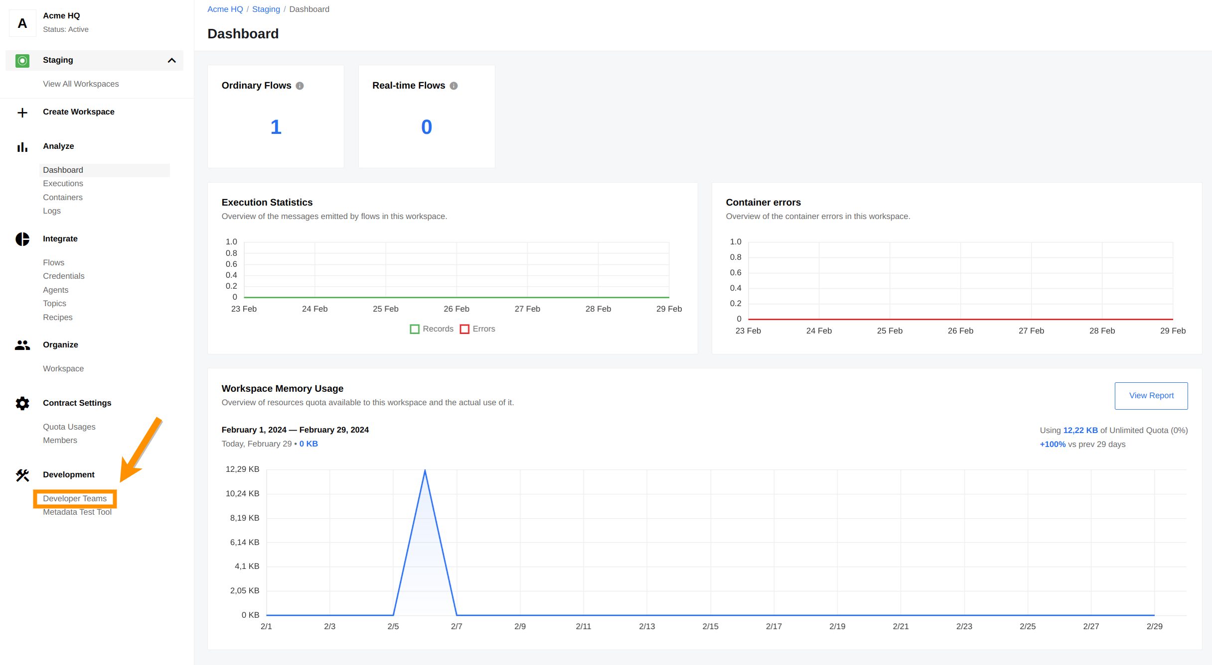 Navigate Developer Teams