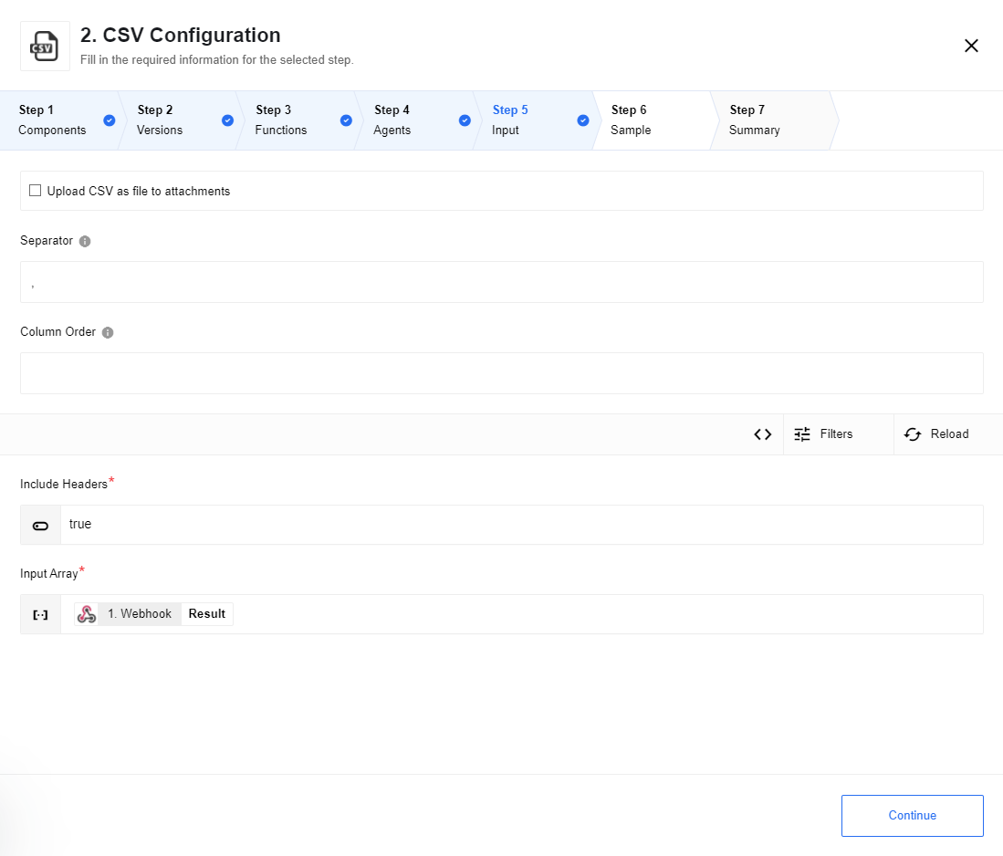 Create CSV From JSON Array