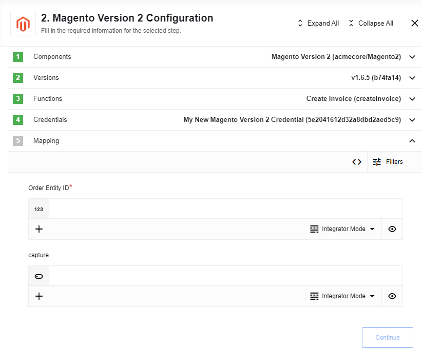 Create Invoice Action